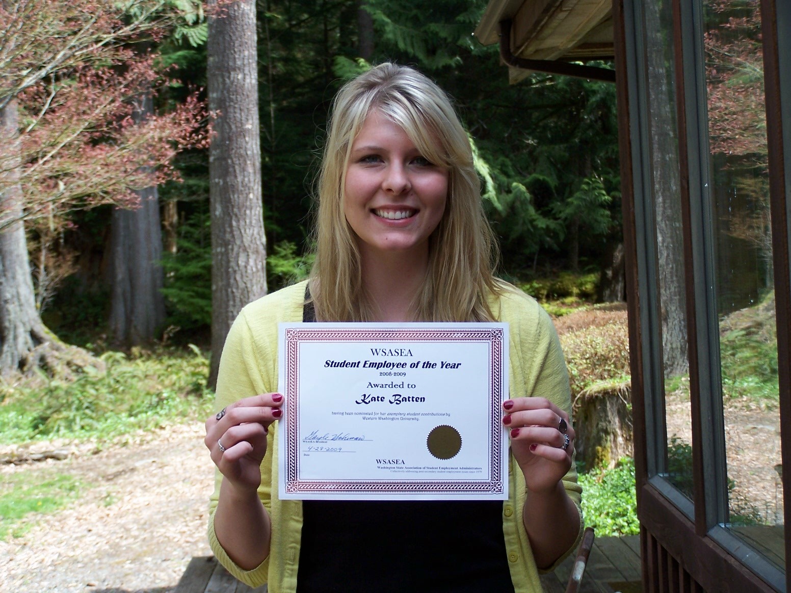 Kate Batten 2009 Winner